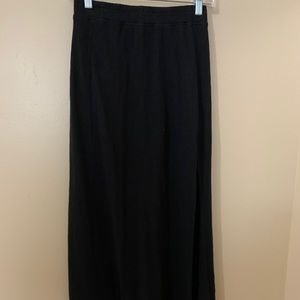 Black maxi skirt